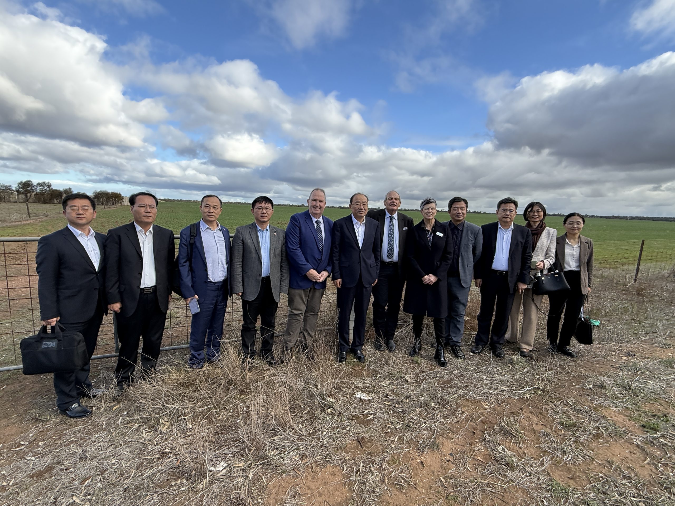 CEO Rob Lawson with the Delegation visited Balco's future factory site.
